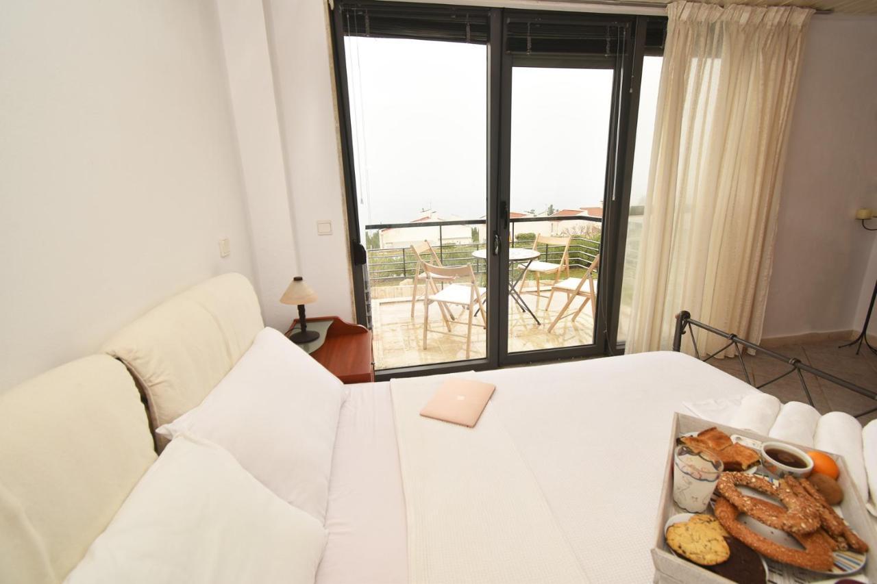 Olia Sea View Shared Pool Villa, Néa Fókaia エクステリア 写真